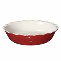 Emile Henry 366121 Modern Classics Pie Dish, 9", Rouge Red