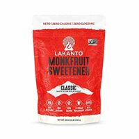 Lakanto Monkfruit Sweetener, 1:1 Sugar Substitute, Keto, Non-GMO (Classic White - 3 lbs)
