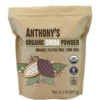 Anthony's Organic Cocoa Powder, 2lbs, Batch Tested and Verified Gluten Free & Non GMO