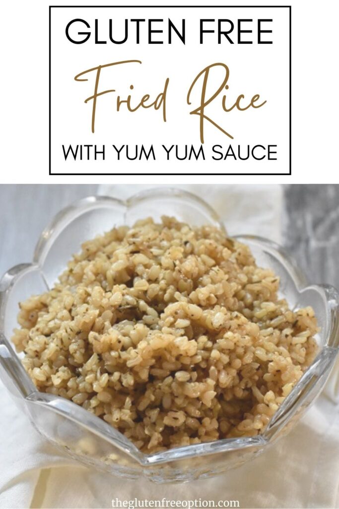 Fried Rice with Yum Yum Sauce