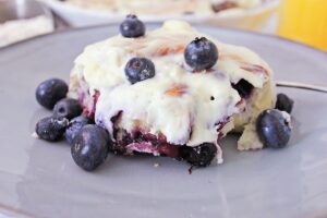Gluten Free Cinnamon Roll Recipe with Blueberries